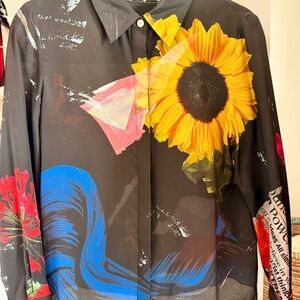 Alice and Olivia Silk Blouse